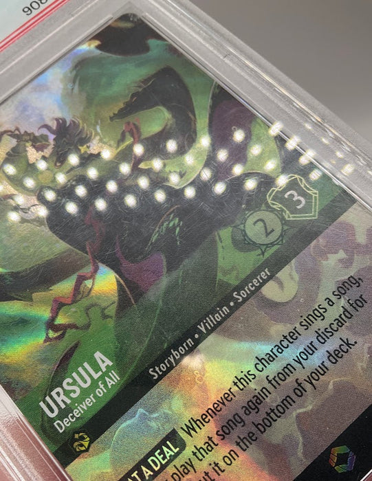 Ursula Deceiver of All Disney Lorcana Into the Inklands Enchanted #212 PSA 10