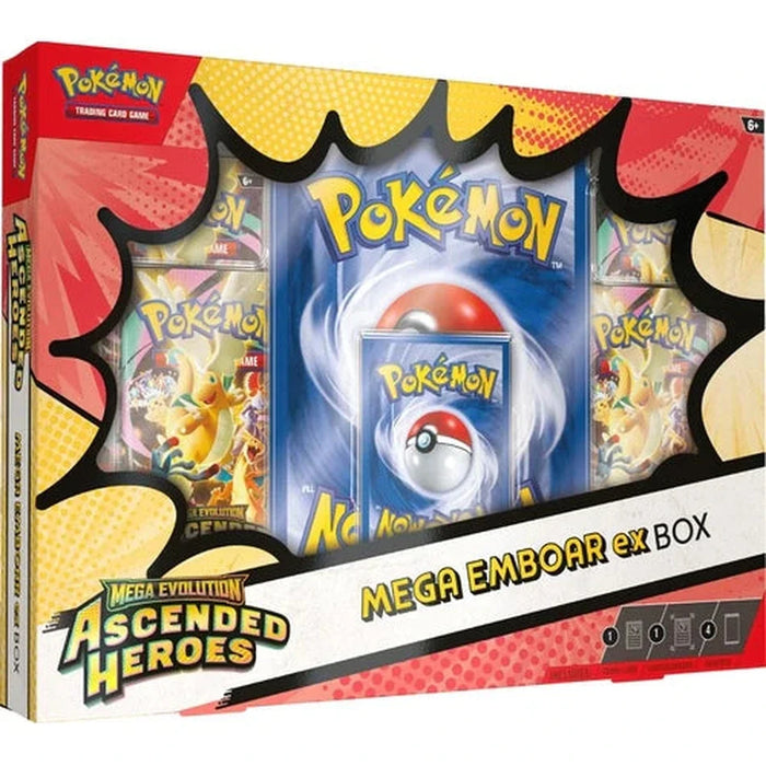 Pokemon TCG Ascended Heroes Mega ex Boxes (Meganium/Emboar/Feraligatr)