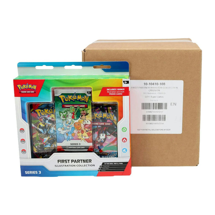 First Partner Illustration Collection - Series 3 Sealed Case (6 Boxes) | Pokemon TCG