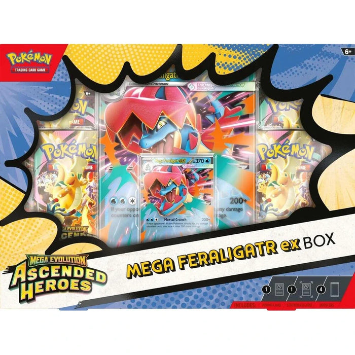 Pokemon TCG Ascended Heroes Mega ex Boxes (Meganium/Emboar/Feraligatr)