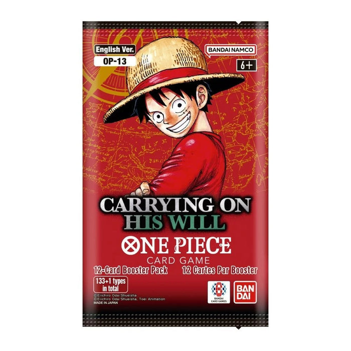 Carrying On His Will OP-13 Booster Pack | One Piece Card Game