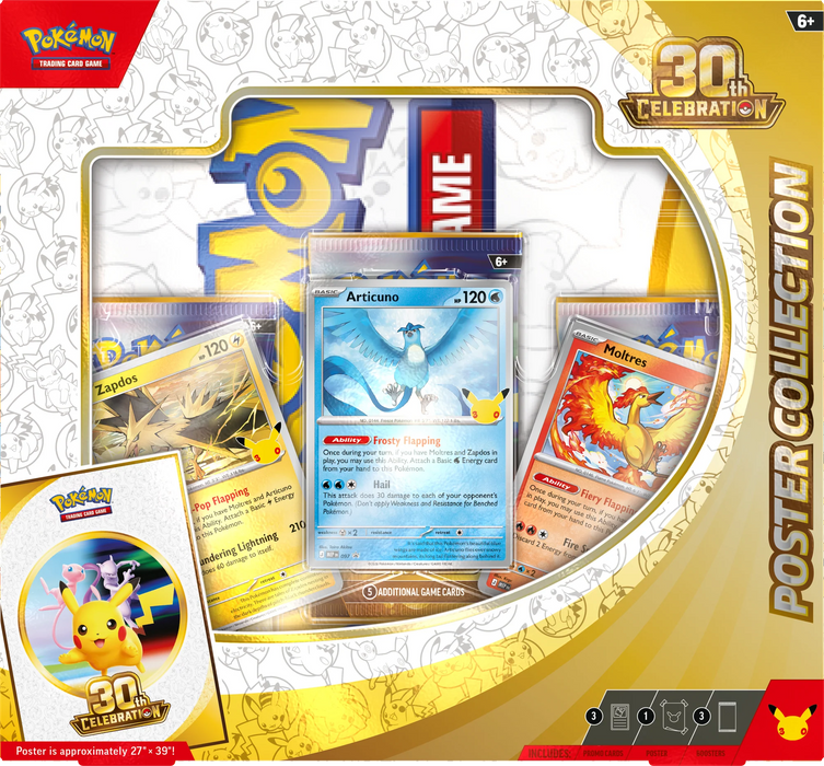 30th Celebration Poster Collection | Pokemon TCG