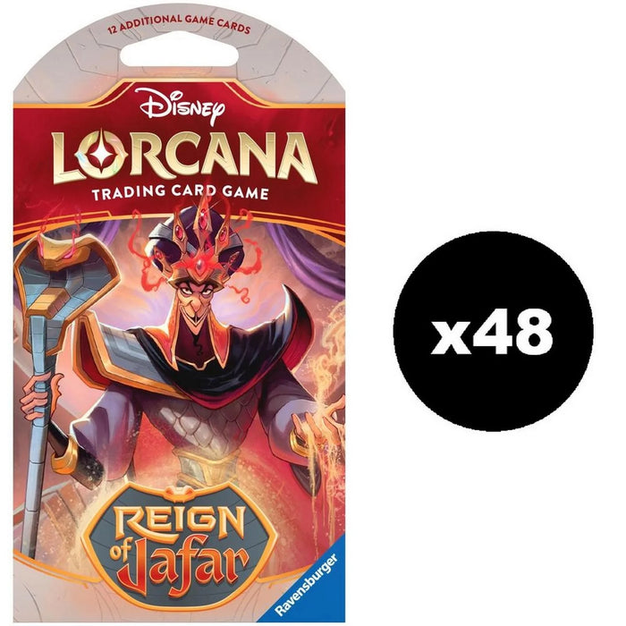 Disney Lorcana: Reign of Jafar Sleeved Booster Case (48 packs)