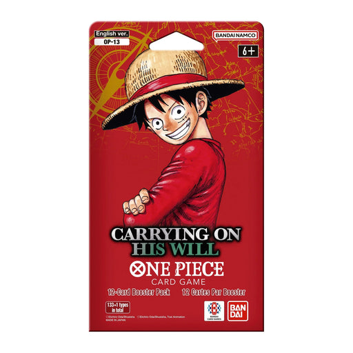Carrying On His Will OP-13 Booster Pack | One Piece Card Game