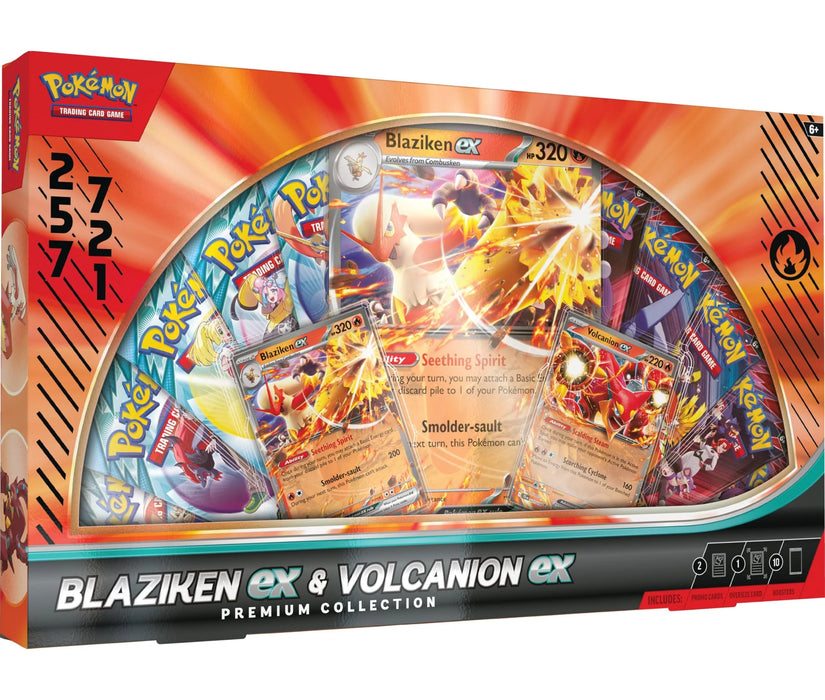 Blaziken ex & Volcanion ex Premium Collection | Pokemon TCG