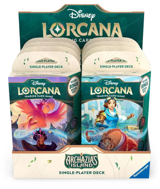 Disney Lorcana: Archazia's Island Starter Deck Display [8 Decks]